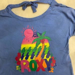 ROXY Girl shirt with back tie detail